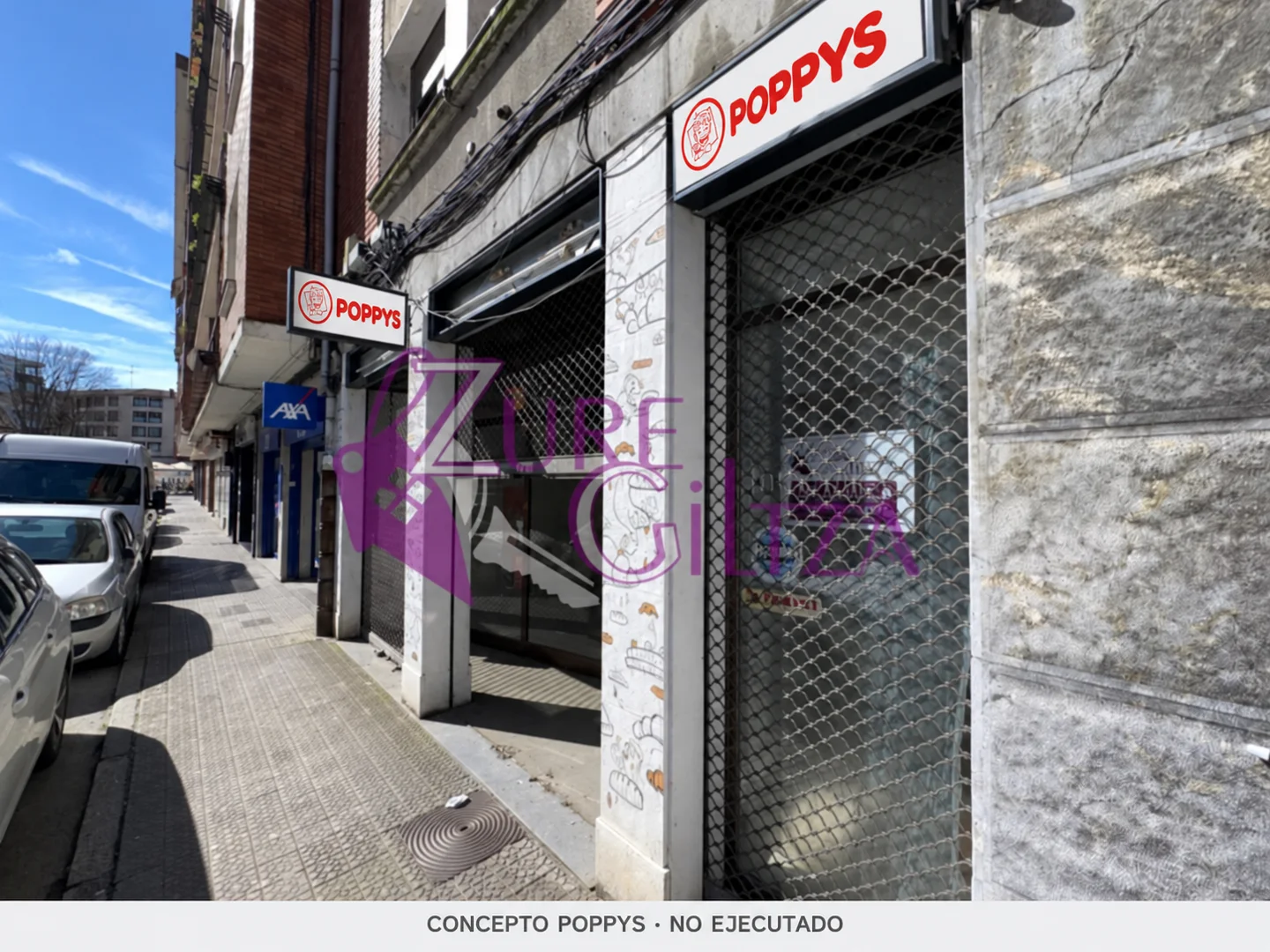 Aplicación conceptual POPPYS sobre la fotografía del inmueble anunciado