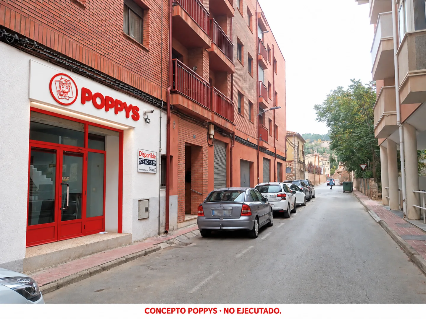 Aplicación conceptual POPPYS sobre la fotografía del inmueble anunciado